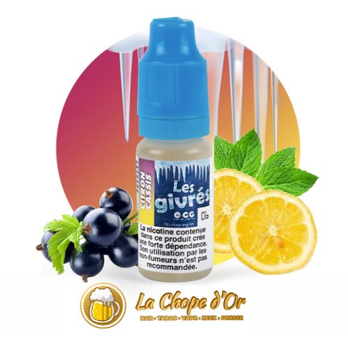 Photo du E-liquide ECG gout citron cassis pour cigarette électronique