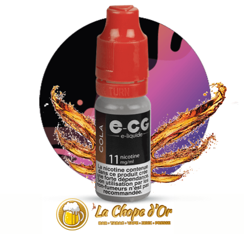 Photo du E-liquide ECG gout Cola pour cigarette électronique