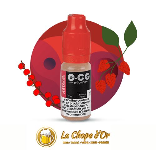 Photo du E-liquide ECG gout fruits rouges pour cigarette électronique