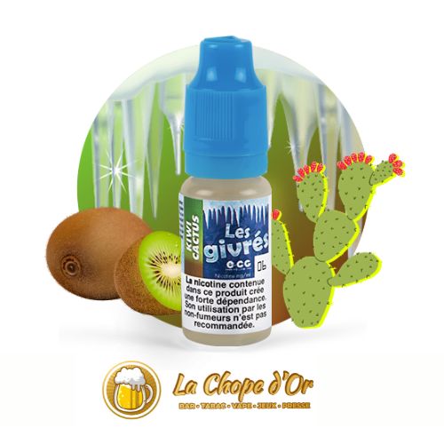 Photo du E-liquide ECG gout kiwi cactus givrée pour cigarette électronique