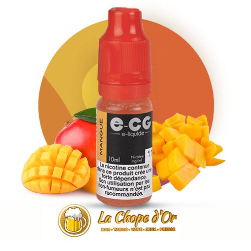 Photo du E-liquide ECG gout mangue pour cigarette électronique