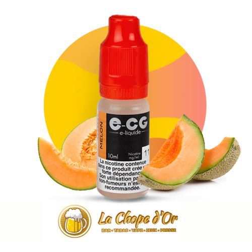Photo du E-liquide ECG gout Melon pour cigarette électronique