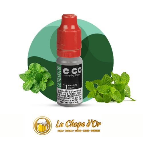 Photo du E-liquide ECG gout menthe chlorophyle pour cigarette électronique