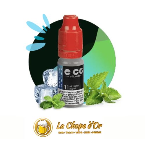 Photo du E-liquide ECG gout menthe glaciale pour cigarette électronique