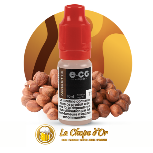 Photo du E-liquide ECG gout noisette pour cigarette électronique