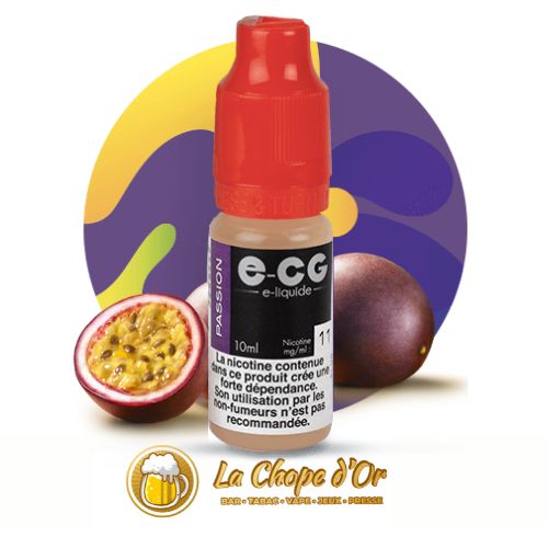 Photo du E-liquide ECG gout passion pour cigarette électronique